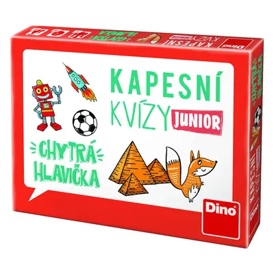 DINO Kapesní kvízy Junior - chytrá hlavička - Dino