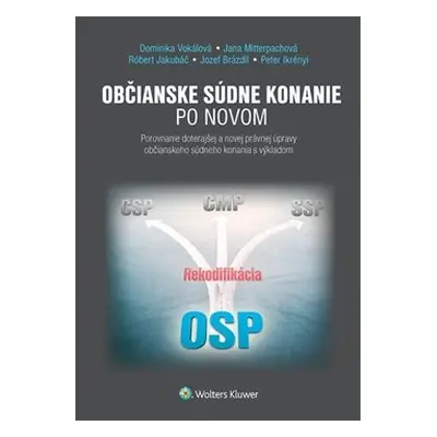 Občianske súdne konanie po novom - Dominika Vokálová; Jana Mitterpachová