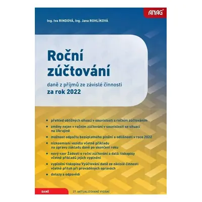 Roční zúčtování daně z příjmů ze závislé činnosti za rok 2022 - Iva Rindová