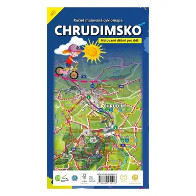 Chrudimsko - Ručně malovaná mapa