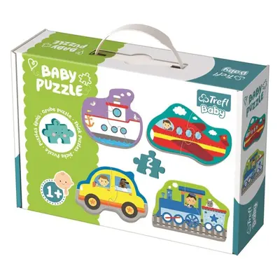 Trefl Puzzle Baby Doprava / 4x2 dílky