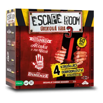 ESCAPE ROOM 3: úniková hra - 4 scénáře