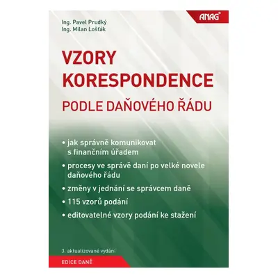 Vzory korespondence podle daňového řádu - Milan Lošťák