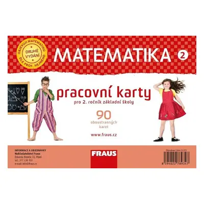 Matematika 2 - Pracovní karty pro 2. ročník ZŠ - Jitka Michnová