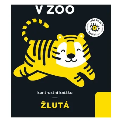 V ZOO - kontrastní knížka žlutá - Anna Paszkiewicz