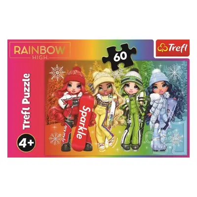 Trefl Puzzle Rainbow High: Veselé panenky 60 dílků