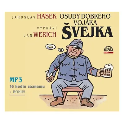 Hašek: Osudy dobrého vojáka Švejka - 2 CDmp3 - Jaroslav Hašek