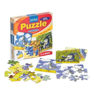 PUZZLE zvířátka - Mé první hry 2-4 roky