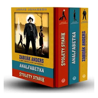 3x Jonasson: Stoletý stařík + Analfabetka + Zabiják Anders - Jonas Jonasson