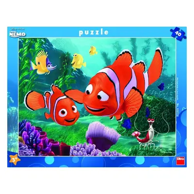 Nemo v bezpečí - rámové puzzle 40 dílků - Dino