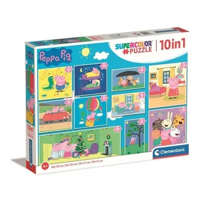 Clementoni Puzzle Prasátko Peppa 10v1