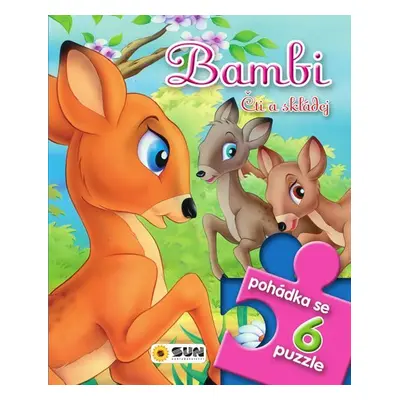 Bambi čti a skládej - Pohádkové čtení s puzzle - Kolektiv