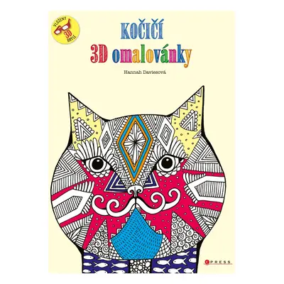 Kočičí 3D omalovánky - Hannah Davies