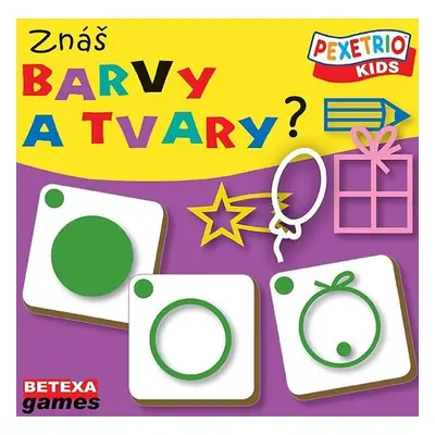 Pexetrio Kids - Znáš barvy a tvary?