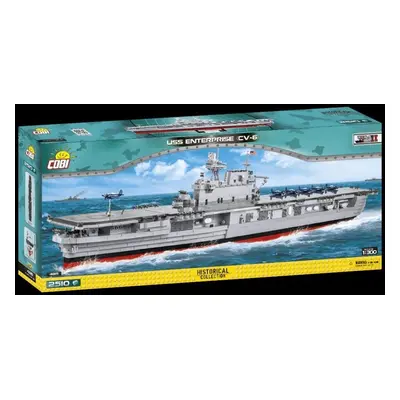 Stavebnice COBI - USS Enterprise CV-6, 1:300, 2510 kostek