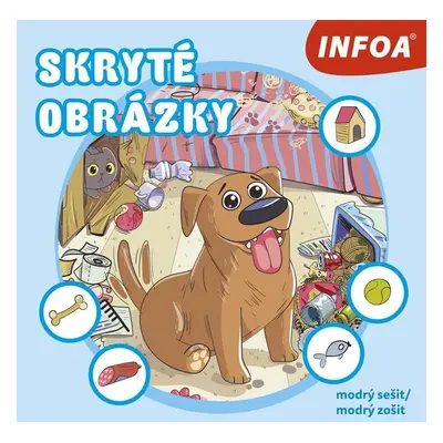 Skryté obrázky - modrý sešit / modrý zošit