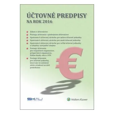 Účtovné predpisy na rok 2016