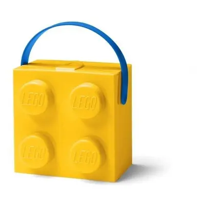 LEGO box s rukojetí - žlutá