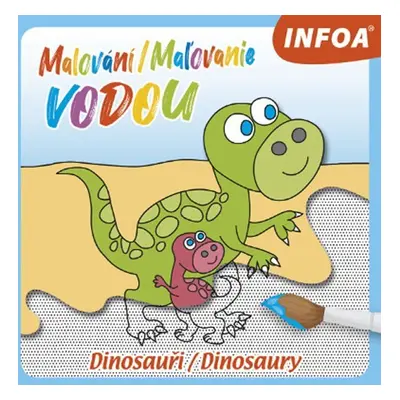 Malování / Maľovanie vodou - Dinosauři / Dinosaury