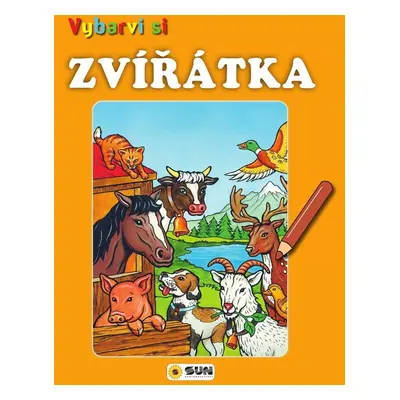 Vybarvi si - Zvířátka (oranžové)