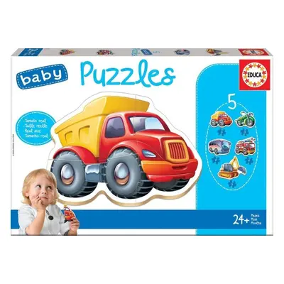 Trefl Puzzle Baby Vozidla 5v1 (3-5 dílků)