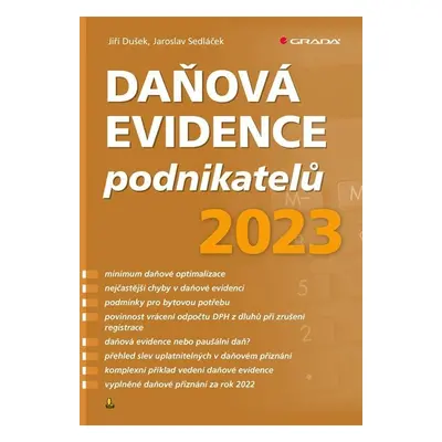 Daňová evidence podnikatelů 2023 - Jiří Dušek