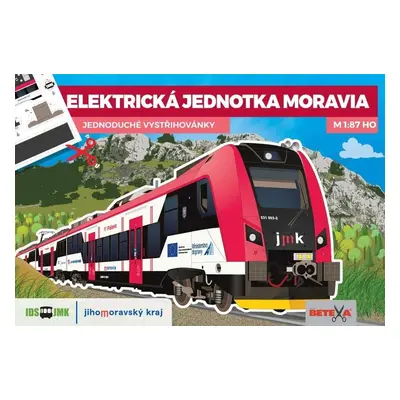 Elektrická jednotka MORAVIA - Jednoduchá vystřihovánka