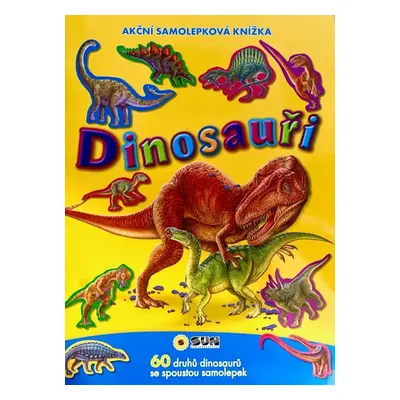 Akční samolepková knížka Dinosauři, 2. vydání