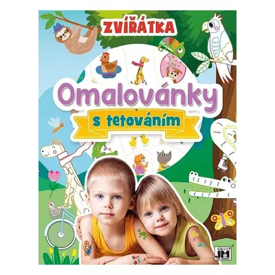 Zvířátka - Omalovánky s tetováním