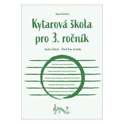 Kytarová škola pro 3. ročník - Adam Pavlíček