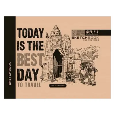 Sketchbook KRAFT TRAVEL 19,7 x 14,5 cm