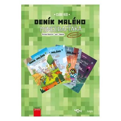 Deník malého Minecrafťáka: komiks komplet 1, 2. vydání - Cube Kid