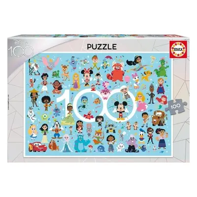 Puzzle Disney 100 let výročí - Postavy 100 dílků