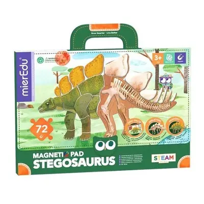 MierEdu Magnetická tabulka Dinosauři - Stegosaurus