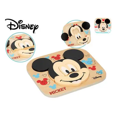 Mickey Mouse puzzle dřevěné 6dílků