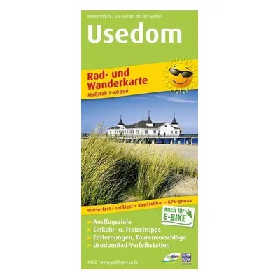 Usedom 1:60 000 / cyklistická a turistická mapa