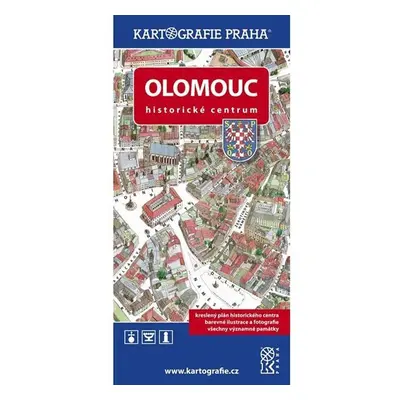 Olomouc - Historické centrum/Kreslený plán města