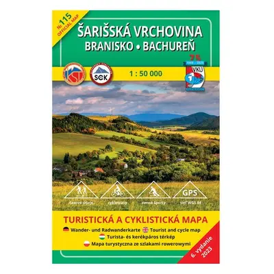 TM 115 Šarišská Vrchovina - Branisko - Bachureň