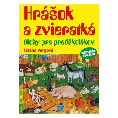 Hrášok a zvieratká – úlohy pre predškolákov - Taťána Vargová