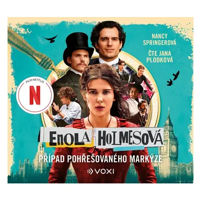 Enola Holmesová 1 - Případ pohřešovaného markýze - CDmp3 - Nancy Springerová