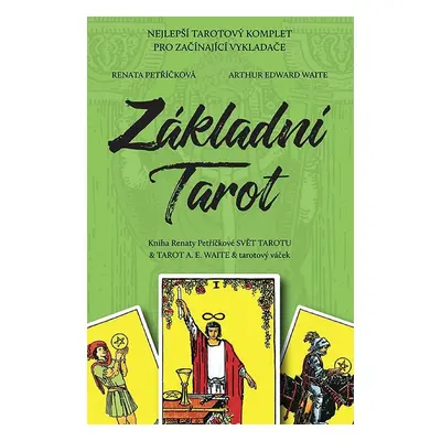 Základní Tarot - Kniha Svět tarotu a 78 karet A.E.Waite + váček - Renata Petříčková