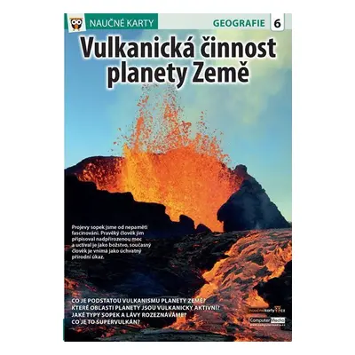 Vulkanická činnost planety Země - Naučné karty