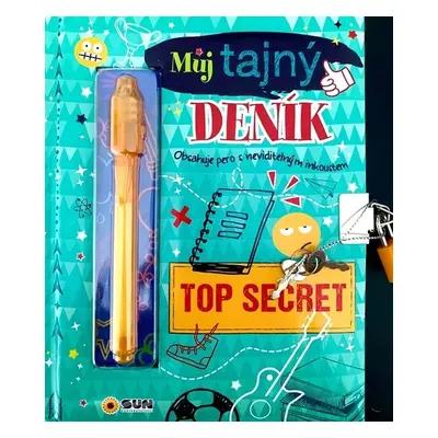 Můj tajný deník na klíček Top secret (zelený)