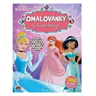 Disney Princezny - Omalovánky s kamínky