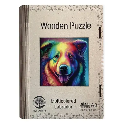 Dřevěné puzzle/Labrador A3 - Emitex