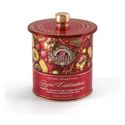 BASILUR Festive Tea Joyful Celebrations 75g (plechová dóza)