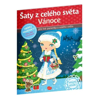 Šaty z celého světa Vánoce - 300 samolepek pro tvé panenky z celéhé světa - Charlotte Segond-Rab