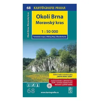 1: 50T (68)-Okolí Brna, Moravský kras (turistická mapa)