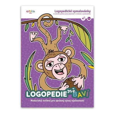 Logopedie mě baví Logopedické omalovánky - Motorické cvičení pro správný vývoj výslovnosti - ko