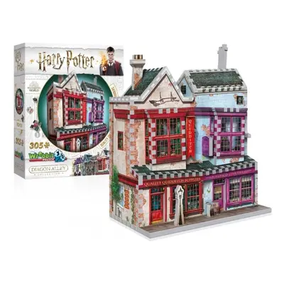 Puzzle 3D Harry Potter: Prvotřídní potřeby pro famfrpál a Slug & Jiggers Apothecary 305 dílků